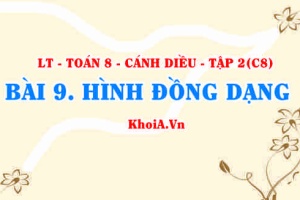 Hình đồng dạng, Hình đồng dạng phối cảnh (hình vị tự)? Toán 8 bài 9 Cánh diều Tập 2 C8